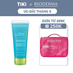 Gel rửa mặt tạo bọt, không chứa xà phòng Bioderma Sebium Gel Moussant - 100ml