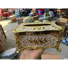 Mua Hộp Để Giấy Ăn Mạ Vàng Sang Trọng