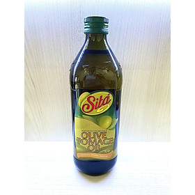 Dầu Oliu Pomace Cao Cấp Nhãn Hiệu Sita' 1000ml Nhập Khẩu Ý Dùng trong Nấu Ăn, Trộn Salat, Làm Đẹp - Olive Pomace Oil 1000Ml Sita Italia - (Dầu ăn), (Dầu Dưỡng Da)