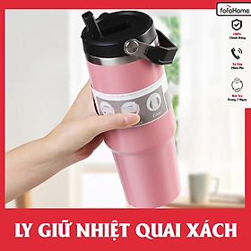 Mua Ly Giữ Nhiệt Cốc Giữ Nhiệt Kèm Ống Hút 900ml Nắp Dạng Xoay  Bình Nước Giữ Nhiệt 900ml