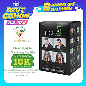 Dầu Gội Đen Tóc Thảo Dược LICH 5