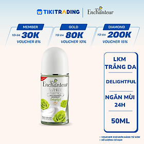 Lăn khử mùi Trắng da Enchanteur Delightful (50ml)