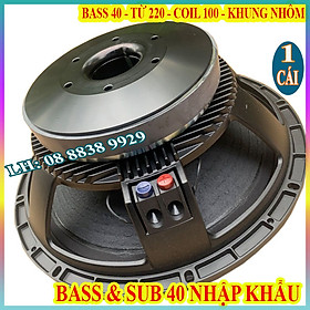 CỦ SUB & BASS 40 RCF COIL 100 TỪ 220 CAO CẤP NGOẠI NHẬP - GIÁ 1 LOA