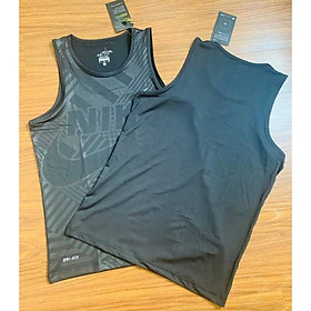 Áo Thun Ba Lỗ Nam Vải Thun Lạnh Mát Mẻ Thoáng Khí, Thấm Hút Mồ Hôi Tốt Giá Rẻ Màu Đen