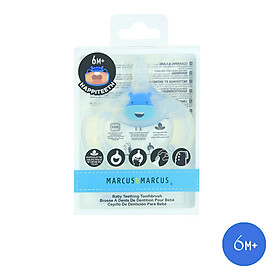 Bàn chải đánh răng kiêm gặm nướu silicon cho bé Marcus & Marcus, từ 6 tháng - Lucas