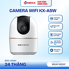 Camera Wifi KBVISION KX-A5W 5MP Xoay 360°, Đàm Thoại 2 Chiều, Cảnh Báo Chuyển Động, Hàng Chính Hãng