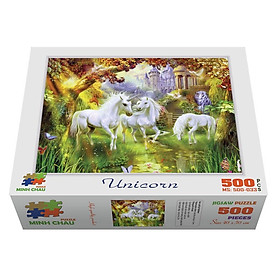 Bộ ghép hình hộp 500 mảnh-Unicorn