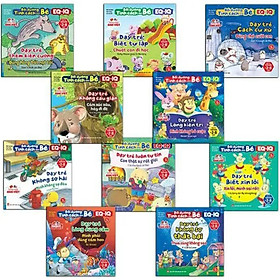 Sách - Combo 10 cuốn Bồi dưỡng tính cách cho bé EQ IQ (2-8 tuổi)