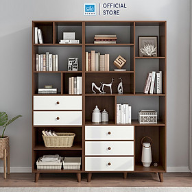 Mua Tủ Sách Để Sàn Nhiều Ngăn Hiện Đại Thương Hiệu SIB Decor KSG41