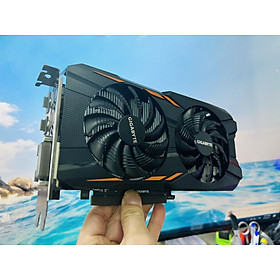 VGA Cạc màn hình GIGABYTE GTX 1050Ti GV-N105TWF2OC-4GD 4GB 2FAN - HÀNG