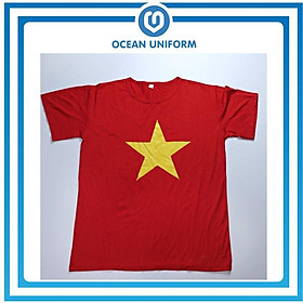 Áo cờ đỏ sao vàng trẻ em Ocean Uniform vải cotton cao cấp