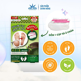 Túi ủ tẩy tế bào chết, dưỡng ẩm chân PERORIN (Matcha) - Nhật Bản - Chính hãng - Hộp 1 túi