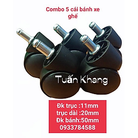 Mua Combo 5 cái bánh xe ghế xoay văn phòng
