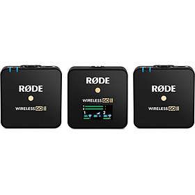 Mua Rode Wireless GO II - Micro Thu Âm Không Dây Cao Cấp Cho Máy Ảnh  Tự Động Lưu Bản Ghi  Hoạt Động 7 Giờ (2 phát 1 thu) - Hàng nhập khẩu