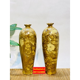 Mua Lục bình gỗ lục bình Phong Thủy trang trí cao cấp Gỗ Nu Nghiến 30cm-Đồ gỗ Bảo Khánh