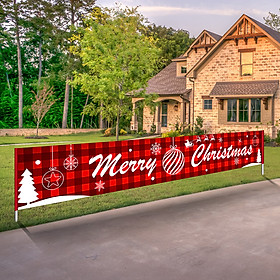 9.84ft Merry Christmas Banner Hanging Christmas Decor for Home Wall Garden Party Gift Festivals Xmas Indoor Outdoor