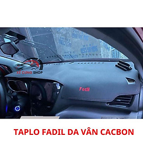 Thảm Taplo Da Carbon Xe Vinfast Fadil cao cấp đời 2019-2023
