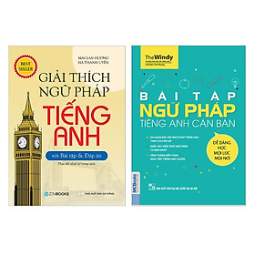 Hình ảnh Combo Sách Học Tiếng Anh Nhanh Chóng Cho Người Mất Gốc: Giải Thích Ngữ Pháp Tiếng Anh (Bài Tập Và Đáp Án) + Bài Tập Ngữ Pháp Tiếng Anh Căn Bản (Bộ 2 Cuốn Sách Thông Minh - Tặng Kèm Bookmark Green Life)