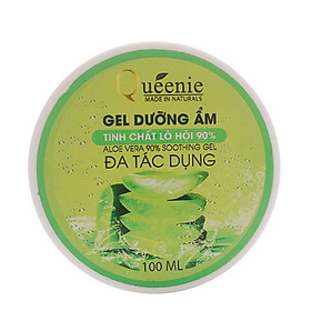 Gel lô hội Queenie trải nghiệm dưỡng ẩm, se nhỏ lỗ chân lông 100ml