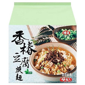Mì ăn liền đậu phụ, hương xuân Vewong (92gx4gói/túi)