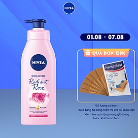 Sữa Dưỡng Thể Dưỡng Trắng NIVEA Hương Hoa Hồng Radiant Rose (350ml) - 85707