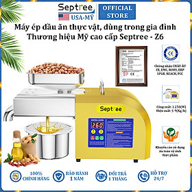 Mua Máy ép dầu ăn thực vật  dùng trong gia đình thương hiệu Mỹ cao cấp Septree Z6 - Công suất 1250W - Hàng Chính Hãng (BH 1 NĂM)