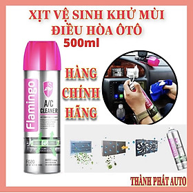 Xịt khử mùi hôi vệ sinh điều hòa máy lạnh ô tô xe hơi Flamingo A/C PRO F020 500ml