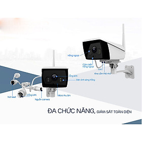 Mua Camera Wifi quan sát ngoài trời dùng sim 4G Ebitcam EB02 Full HD 1080P - Hàng chính hãng