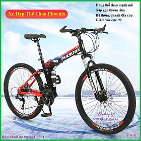 Xe đạp Phoenix dáng thể thao mạnh mẽ, bánh 26inch, có thể gấp gọn thuận tiện