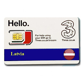 Sim du lịch Latvia 4g tốc độ cao