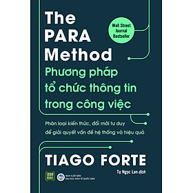 The PARA Method - Phương Pháp Tổ Chức Thông Tin Trong Công Việc (1980 Books)