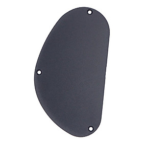 Sand Grinding Guitar Pickguard Cavity Cover Back Plate for Guitar Bass Accessory Black 155mm