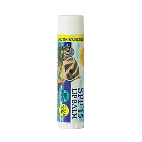 Son Dưỡng Chống Nắng Thiên Nhiên Badger SPF 15 Clear Lip Balm - Thuần vật lý, phổ rộng broad-spectrum, an toàn cho san hô, 97% thành phần hữu cơ