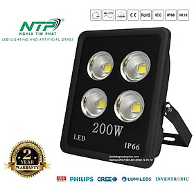 Mua Đèn led pha ly 200w chiếu xa cho sân bóng-thiết kế vỏ nhôm dày chịu nhiệt chống nước  giá tốt
