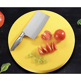 Mua Thớt nhựa gia đình  thớt tròn 40cm dày 5cm  có quai xách. dùng gia đình  nhà hàng/khách sạn hàng việt nam chất liệu PE cao cấp