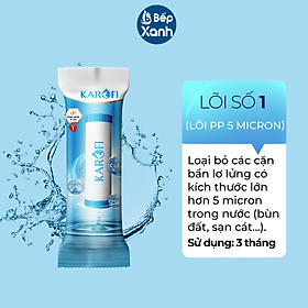 Combo 3 lõi lọc nước Karofi 1,2,3 chính hãng