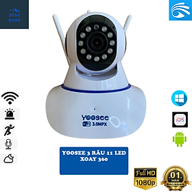 Mua Camera Wifi Yoosee 3 râu 11 hồng ngoại - Xoay 360 độ  cảnh báo chống trộm - Hàng chính hãng