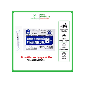 Bơm tiêm sử dụng một lần VINAHANKOOK 3ml/cc