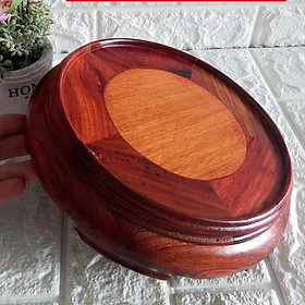 Mua Đế bát nhang gỗ hương mặt 16cm