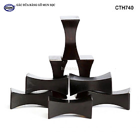 Mua Bộ 10 gác đũa gỗ Trắc /Mun sọc (CTH740) Tiện dụng và sang trọng trên bàn ăn - An toàn cho sức khỏe