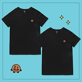 Set 2 áo thun BT21 x HUNT 2Pack Set Black Shooky HIXH8A901T
