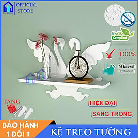 Mua Kệ treo tường trang trí hình thiên nga - ICO HOME