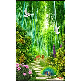 Mua tranh 3D dán kính 2 mặt 60x120cm