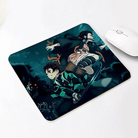 Miếng di chuột in hình KIMETSU NO YAIBA miếng lót chuột miếng để chuột THANH GƯƠM DIỆT QUỶ anime chibi dễ thương