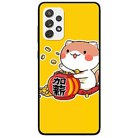 Ốp lưng dành cho Samsung Galaxy A32 mẫu Mèo vung Tiền