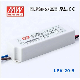 Hàng Nhập khẩu chính hãng nguồn MEANWELL LPV-20-5