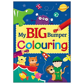 [Download Sách] My Big Bumper Colouring (Blue)