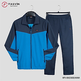 Bộ quần áo gió nữ 2 lớp FASVIN BN23600.HN vải thể thao cao cấp 02 lớp hàng chính hãng