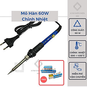 Mua Mỏ Hàn Thiếc 60w Mỏ Hàn Điện Mini Điện Tử Chỉnh Nhiệt