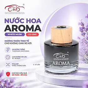 Nước Hoa Ô Tô CIND Aroma CD-2501 White Musk 100ml